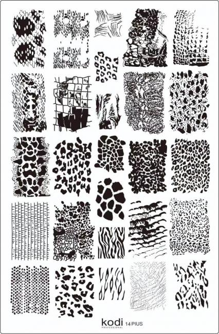 Stamping plate Plus size No. 14 (9.5x14.5 cm)